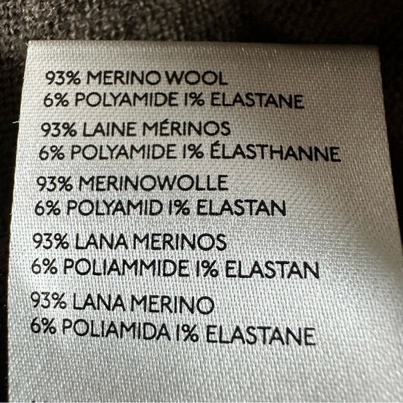 Merino Wool Anthropology Maeve Oversized Crew-Neck Sweater Size XS ~ fits Large - Picture 9 of 10